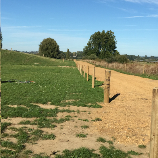 Electric Fence Post Ramming