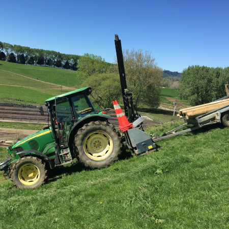 Tractor and Post Rammer Waikato