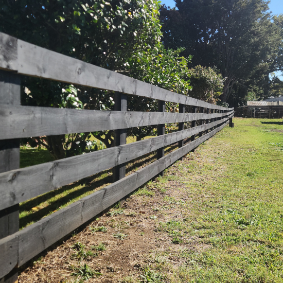 Post and Rail Boundary Fence